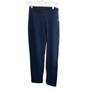 Adidas Women’s Swim Pants Navy Medium HI1095 High Waisted Quick Dry Logo